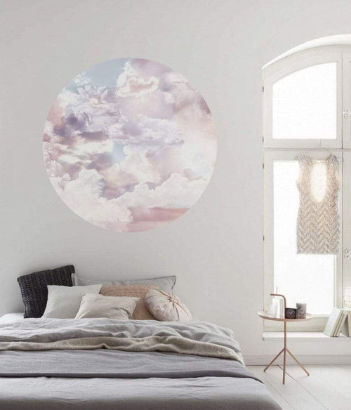 D1 010 Komar Candy Sky Carta Da Parati In Tessuto Non Tessuto 125X125cm Rotonda Ambiente | Yourdecoration.it