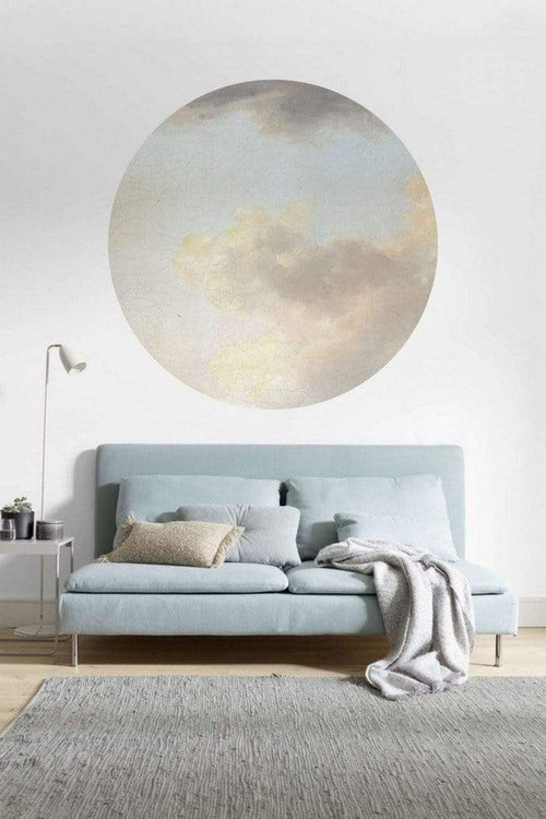 D1 014 Komar Relic Clouds Carta Da Parati In Tessuto Non Tessuto 125X125cm Rotonda Ambiente | Yourdecoration.it