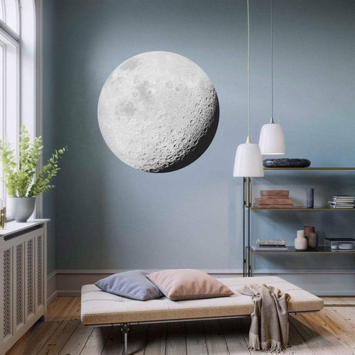 D1 020 Komar Luna Carta Da Parati In Tessuto Non Tessuto 125X125cm Rotonda Ambiente | Yourdecoration.it