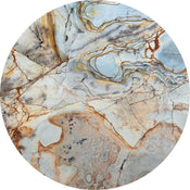 D1 025 Komar Marble Sphere Carta Da Parati In Tessuto Non Tessuto 125X125cm Rotonda | Yourdecoration.it