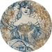 D1 042 Komar Goddess Carta Da Parati In Tessuto Non Tessuto 125X125cm Rotonda | Yourdecoration.it