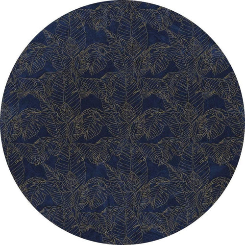 D1 058 Komar Royal Blue Carta Da Parati In Tessuto Non Tessuto 125X125cm Rotonda | Yourdecoration.it