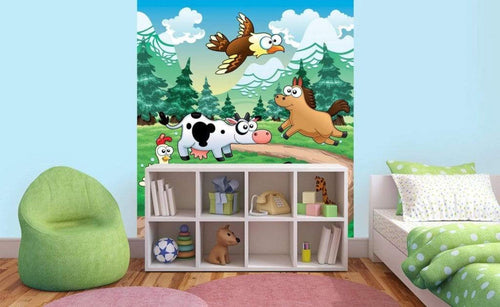 Dimex Animals And Forest Carta Da Parati In Tessuto Non Tessuto 225X250cm 3 Strisce Ambiente_28F9906B E542 4483 A647 Ead7905824F2 | Yourdecoration.it