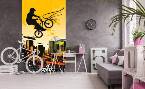 Dimex Bicycle Carta Da Parati In Tessuto Non Tessuto 150X250cm 2 Strisce Ambiente_3Dd0291D 94D0 4Bfc B4Ee 2Fdec93C8Ae6 | Yourdecoration.it