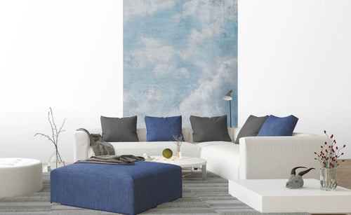 Dimex Blue Clouds Abstract Carta Da Parati In Tessuto Non Tessuto 150X250cm 2 Strisce Ambiente | Yourdecoration.it