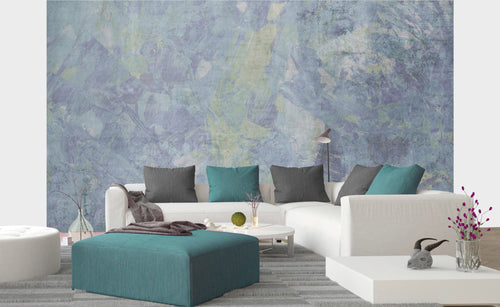 Dimex Blue Painting Abstract Carta Da Parati In Tessuto Non Tessuto 375X250cm 5 Strisce Ambiente | Yourdecoration.it