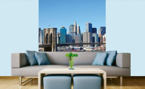 Dimex Brooklyn Bridge 1 Carta Da Parati In Tessuto Non Tessuto 225X250cm 3 Strisce Ambiente_A9C1E291 8C47 43Ce Bd11 65597E18Af02 | Yourdecoration.it