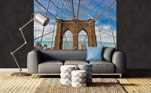 Dimex Brooklyn Bridge Carta Da Parati In Tessuto Non Tessuto 225X250cm 3 Strisce Ambiente_255C31C2 F51B 4B01 936F 0C7Ab23F0137 | Yourdecoration.it