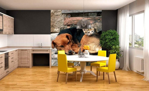 Dimex Cat And Dog Carta Da Parati In Tessuto Non Tessuto 225X250cm 3 Strisce Ambiente_5A4A559C 8E88 460B Aff3 9Ddf6A4454Ec | Yourdecoration.it