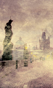 Dimex Charles Bridge Abstract I Carta Da Parati In Tessuto Non Tessuto 150X250cm 2 Strisce | Yourdecoration.it