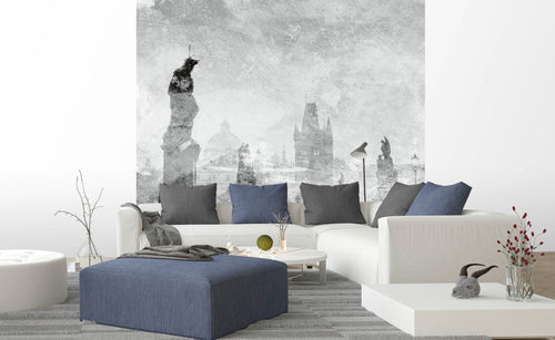 Dimex Charles Bridge Abstract Ii Carta Da Parati In Tessuto Non Tessuto 225X250cm 3 Strisce Ambiente | Yourdecoration.it