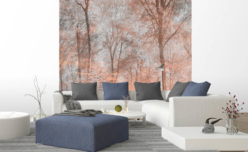 Dimex Colorful Forest Abstract Carta Da Parati In Tessuto Non Tessuto 225X250cm 3 Strisce Ambiente | Yourdecoration.it