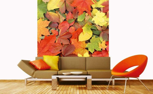 Dimex Colourful Leaves Carta Da Parati In Tessuto Non Tessuto 225X250cm 3 Strisce Ambiente_502Ec960 B724 46A6 Acb7 786F0755A3A5 | Yourdecoration.it