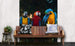 Dimex Colourful Macaw Carta Da Parati In Tessuto Non Tessuto 225X250cm 3 Strisce Ambiente_41F623De 0180 436D 89Ec C52E93Deb1Fc | Yourdecoration.it