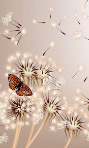 Dimex Dandelions And Butterfly Carta Da Parati In Tessuto Non Tessuto 150X250cm 2 Strisce_Dd5Facb8 C1A3 4865 A60D Cd2B243C49Fb | Yourdecoration.it