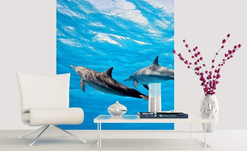 Dimex Dolphins Carta Da Parati In Tessuto Non Tessuto 225X250cm 3 Strisce Ambiente_D1Cad996 Ebf1 4754 8Af3 82015Dccae14 | Yourdecoration.it