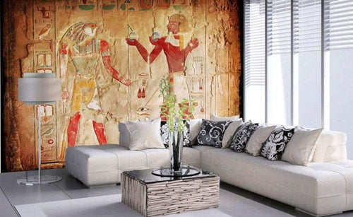 Dimex Egypt Painting Carta Da Parati In Tessuto Non Tessuto 375X250cm 5 Strisce Ambiente_C0983C67 Efb4 4753 A9C3 D06D6C52968B | Yourdecoration.it