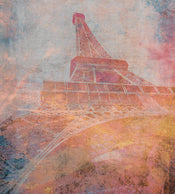 Dimex Eiffel Tower Abstract Ii Carta Da Parati In Tessuto Non Tessuto 225X250cm 3 Strisce | Yourdecoration.it