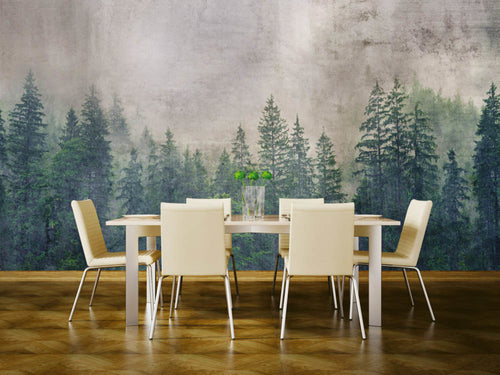 Dimex Forest Abstract Carta Da Parati In Tessuto Non Tessuto 375X250cm 5 Strisce Ambiente | Yourdecoration.it