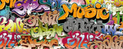 Dimex Graffiti Art Carta Da Parati In Tessuto Non Tessuto 375X150cm 5 Strisce_91D878Df Fea6 4436 Ab35 F9409349A7B6 | Yourdecoration.it