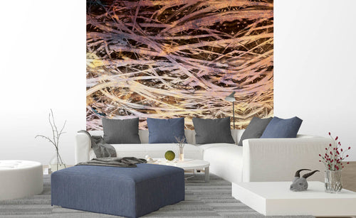 Dimex Hay Abstract I Carta Da Parati In Tessuto Non Tessuto 225X250cm 3 Strisce Ambiente | Yourdecoration.it