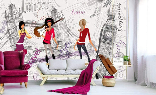 Dimex London Style Carta Da Parati In Tessuto Non Tessuto 375X250cm 5 Strisce Ambiente_Ffd7Ca4A 4E59 401D 84C4 97A15658C911 | Yourdecoration.it