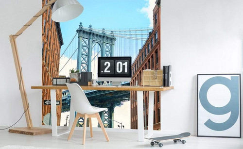 Dimex Manhattan Bridge Carta Da Parati In Tessuto Non Tessuto 225X250cm 3 Strisce Ambiente_51B77477 5Ca1 4Fae 9D1B 91500C9Ddefe | Yourdecoration.it