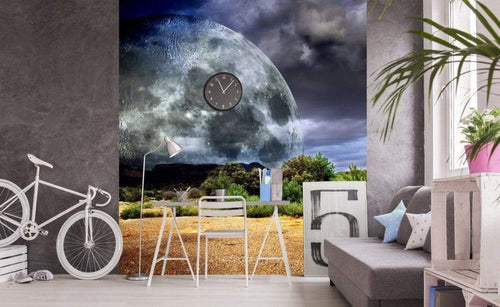 Dimex Moon Carta Da Parati In Tessuto Non Tessuto 225X250cm 3 Strisce Ambiente_15D3E87D 71B2 4361 B568 6F1Bf02F602C | Yourdecoration.it