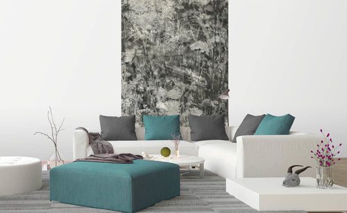 Dimex Nature Gray Abstract Carta Da Parati In Tessuto Non Tessuto 150X250cm 2 Strisce Ambiente | Yourdecoration.it