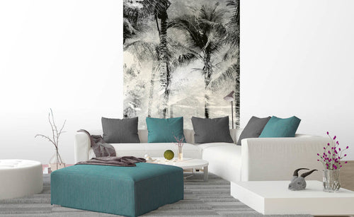 Dimex Palm Trees Abstract Carta Da Parati In Tessuto Non Tessuto 150X250cm 2 Strisce Ambiente | Yourdecoration.it