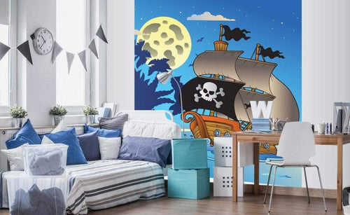 Dimex Pirate Ship Carta Da Parati In Tessuto Non Tessuto 225X250cm 3 Strisce Ambiente_9D51E7Df 745A 48D5 9670 Cd65D4559797 | Yourdecoration.it