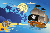 Dimex Pirate Ship Carta Da Parati In Tessuto Non Tessuto 375X250cm 5 Strisce_8527B629 E208 4580 Bed7 17B5048A3205 | Yourdecoration.it