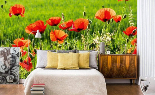 Dimex Poppy Field Carta Da Parati In Tessuto Non Tessuto 375X250cm 5 Strisce Ambiente_A4Be4A72 Cae9 4Eb6 95D5 68D8Ef551075 | Yourdecoration.it