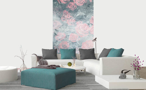 Dimex Roses Abstract I Carta Da Parati In Tessuto Non Tessuto 150X250cm 2 Strisce Ambiente | Yourdecoration.it