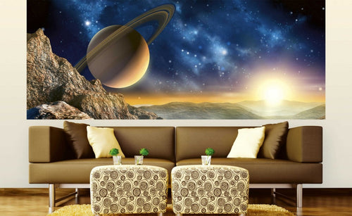 Dimex Spacescape Carta Da Parati In Tessuto Non Tessuto 375X150cm 5 Strisce Ambiente | Yourdecoration.it