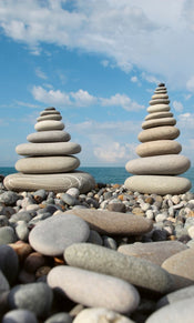 Dimex Stack Of Stones Carta Da Parati In Tessuto Non Tessuto 150X250cm 2 Strisce | Yourdecoration.it