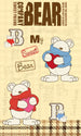 Dimex Teddy Bear Carta Da Parati In Tessuto Non Tessuto 150X250cm 2 Strisce | Yourdecoration.it