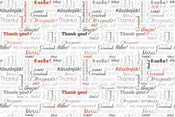 Dimex Thank You Carta Da Parati In Tessuto Non Tessuto 375X250cm 5 Strisce | Yourdecoration.it