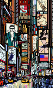 Dimex Times Square Carta Da Parati In Tessuto Non Tessuto 150X250cm 2 Strisce | Yourdecoration.it