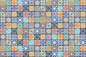 Dimex Vintage Tiles Carta Da Parati In Tessuto Non Tessuto 375X250cm 5 Strisce | Yourdecoration.it