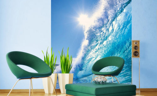 Dimex Wave Carta Da Parati In Tessuto Non Tessuto 225X250cm 3 Strisce Ambiente | Yourdecoration.it