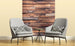 Dimex Wooden Wall Carta Da Parati In Tessuto Non Tessuto 225X250cm 3 Strisce Ambiente | Yourdecoration.it