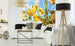 Dimex Yellow Flower Carta Da Parati In Tessuto Non Tessuto 225X250cm 3 Strisce Ambiente | Yourdecoration.it