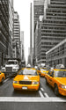 Dimex Yellow Taxi Carta Da Parati In Tessuto Non Tessuto 150X250cm 2 Strisce | Yourdecoration.it