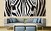 Dimex Zebra Carta Da Parati In Tessuto Non Tessuto 375X150cm 5 Strisce Ambiente | Yourdecoration.it