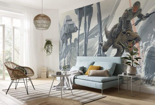 Dx10 054 Komar Star Wars Classic Rmq Hoth Battle Ground Carta Da Parati In Tessuto Non Tessuto 500X250cm 10 Strisce Ambiente_27Ab3B6E 7A6D 4715 A8A8 6B146C571A04 | Yourdecoration.it