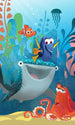 Dx3 084 Komar Finding Dory Aquarell Carta Da Parati In Tessuto Non Tessuto 150X250cm 3 Strisce_2Da466Bf B54D 4841 Bcee 50Ed1F623C4F | Yourdecoration.it