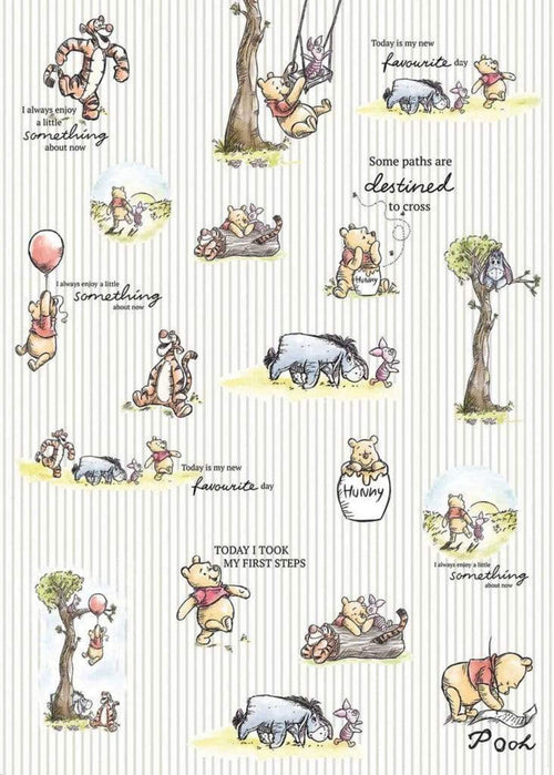 Dx4 001 Komar Winnie Pooh Stripes Carta Da Parati In Tessuto Non Tessuto 200X280cm 4 Strisce_1F19A5Aa 7A26 4330 Abb2 8B1B64333093 | Yourdecoration.it