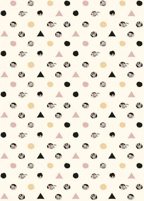 Dx4 003 Komar Dumbo Angles Dots Carta Da Parati In Tessuto Non Tessuto 200X280cm 4 Strisce | Yourdecoration.it