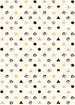 Dx4 003 Komar Dumbo Angles Dots Carta Da Parati In Tessuto Non Tessuto 200X280cm 4 Strisce | Yourdecoration.it